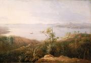 William Westall A Bay on the South Coast of New Holland oil painting
